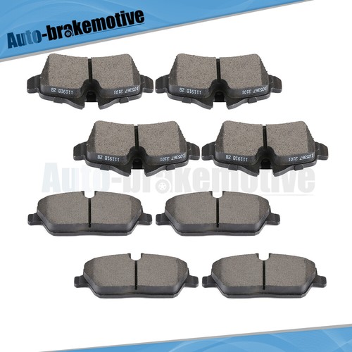 FRONT AND REAR BRAKE CERAMIC PADS KIT FOR MINI COOPER S 2007 2008 2009 -2016 - Picture 3 of 12