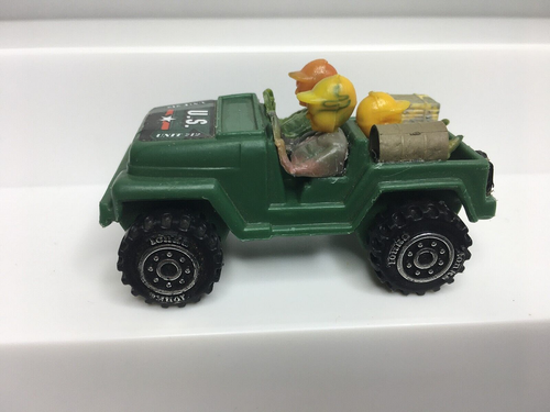 Vintage Tonka Unit 212 Army Jeep with Custom Riders,Supplies-Unique-Plastic Nice - Picture 9 of 13
