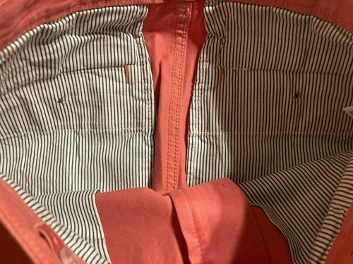 NWOT Class Club Chino Modern Fit,, Salmon/coral color Dress Pants teens Size 18 - Picture 7 of 11