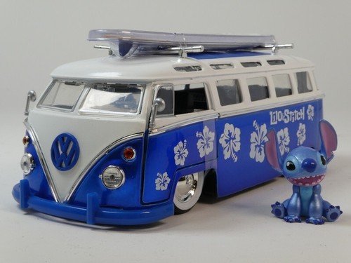 Jada Toys Stitch Volkswagen T1 Bus Disney LILO & STITCH 1/24 253075000 - Foto 2 di 3