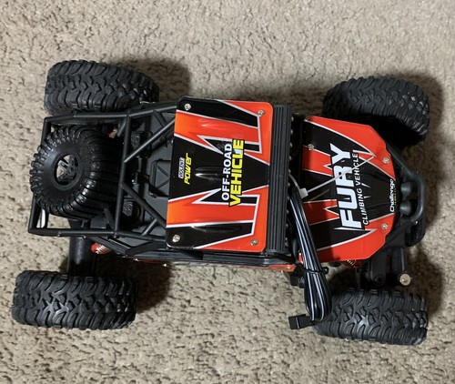 Fury RC Red Off Road Climbing Vehicle Violent Power 4.8V *No Remote Control* EUC - Picture 5 of 16