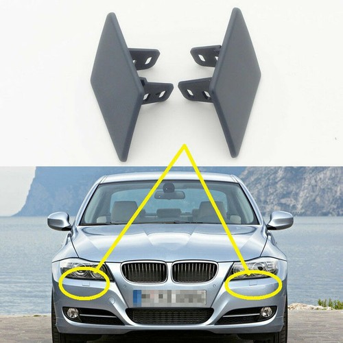 2 stk Für BMW 3er E90 E91 Scheinwerferreinigungsanlage Abdeckung Vorne BlendeDE. - Bild 5 von 14