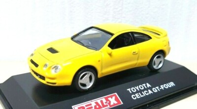 1/72 Real-X TOYOTA CELICA GT-FOUR YELLOW diecast car model | eBay