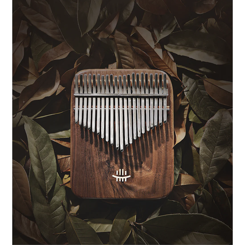 Kalimba 17 / 21 Key America Walnut Hluru Flat Board w/Case - Picture 6 of 6