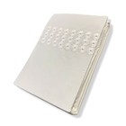 $634 Bovi White Fine Linens Angele Bed Duvet 300-Thread Blanket Cover King