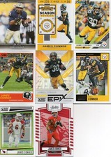 James Conner 8 card lot Arizona Cardinals