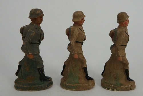 Masse Posten 9 Soldaten im Marsch verschiedene Hersteller 1930 (88368) - Picture 10 of 11