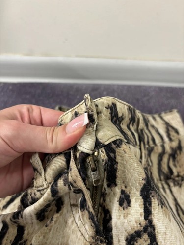 Just Cavalli By Roberto Cavalli Y2K Rare Snakeskin Print Pants Jeans 27/41 - Picture 9 of 18