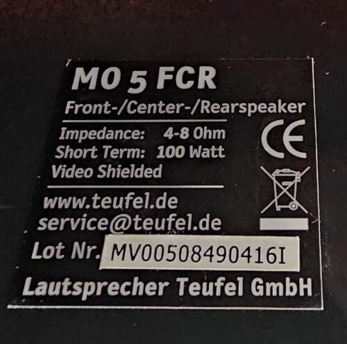 Teufel Motiv 5 „5.1-Set“ Home Cinema System, Inkl. .... - Bild 10 von 22