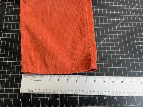 Unworn GAP Vintage Wash Corduroy Pants Men's 34 x 30 Orange Straight Leg - Picture 7 of 15