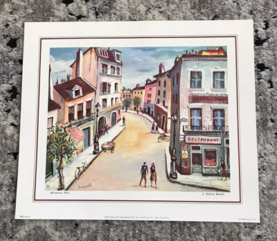 Voila LaBelle France - J. Anthony Buzzelli Artist 1953 | eBay