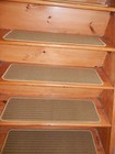 13 STEP 9"x30'' Stair Treads Staircase WOVEN WOOL +LANDING 25" X 30".