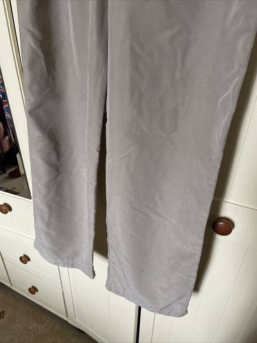 LINEA Ladies Beige Lightweight Modal Blend Straight Leg Trousers Size 12 - Picture 3 of 10