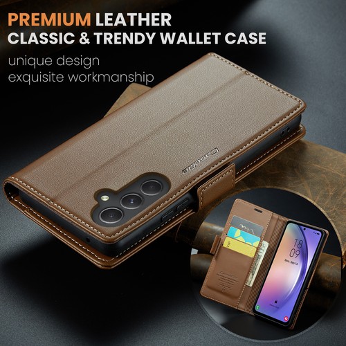 Für Samsung A15 A25 A35 A55 A53 5G Brieftasche PU Leder Flip Ständer Handy Cover Hülle - Bild 9 von 20