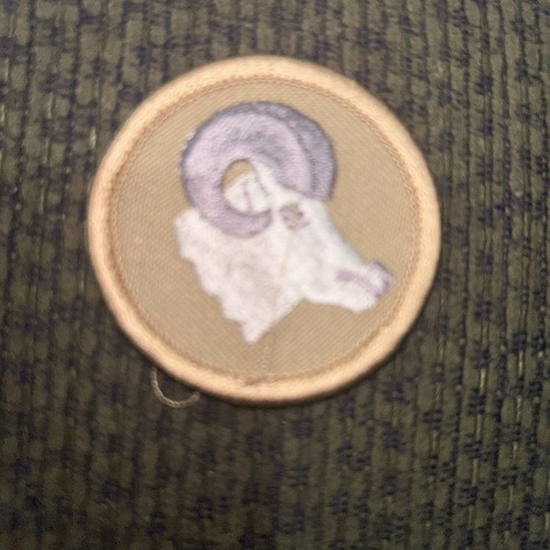 Boy Scout Ram Patrol Patch Scouts BSA - Tan - Picture 1 of 4