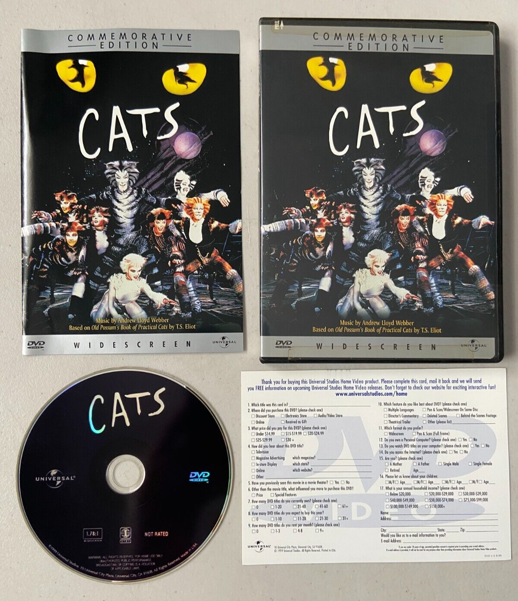 新品即決 Cats (DVD, 1998) Used 25192111624| eBay その他