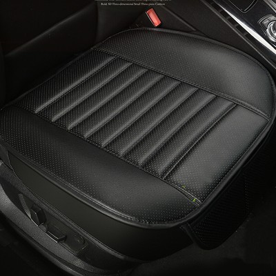 Universal Black Pu Leather Car Front Seat Cushion Full Surround Bottom Cover Pad - Front Bottom Car Seat Covers Universal Black Pu Leather Car Front Seat Cushion Full Surround Bottom Cover Pad - Front Bottom Car Seat Covers