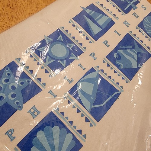 Filipino Halu-halo T-Shirt Uomo XL Manica Corta Filippine Souvenir Bianco NUOVO - Foto 6 di 13