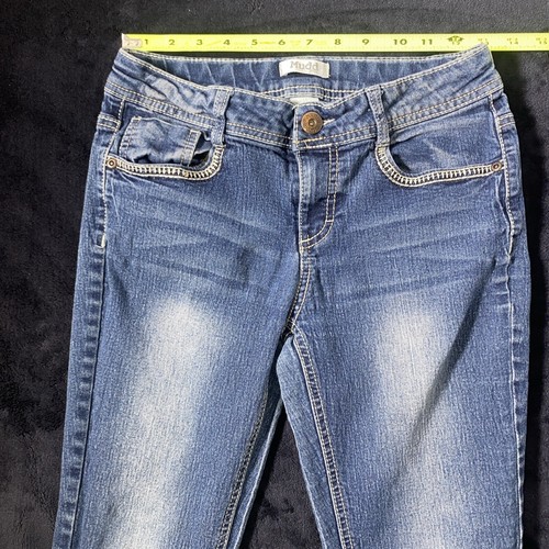 Mudd Girls Jeans Size 16 Adjustable Waist Blue Jeans - Picture 3 of 7