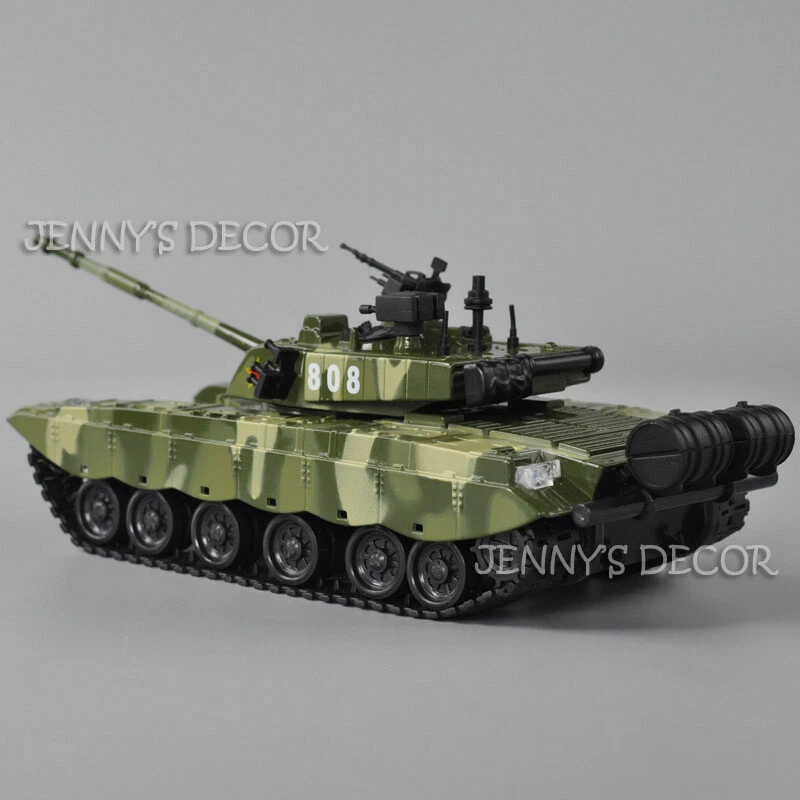 Diecast Military Model Toy 1:42 T-99 China Main Battle Tank Replica Sound Light - Image 3 of 4