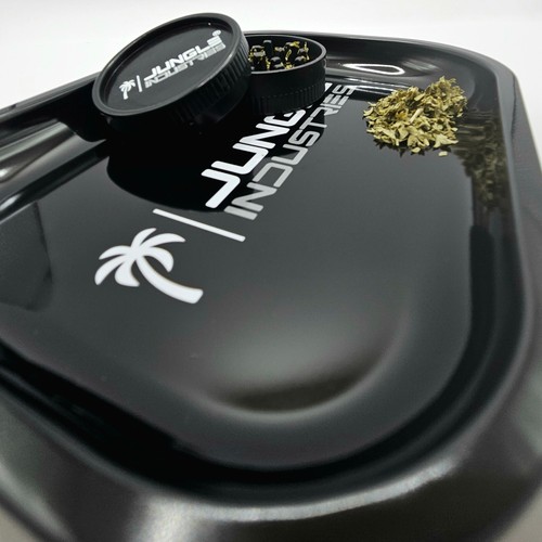 Rolling Tray Bau-Unterlage Weed Dreh-Tablett Misch Schale Jungle Industries - Bild 2 von 5