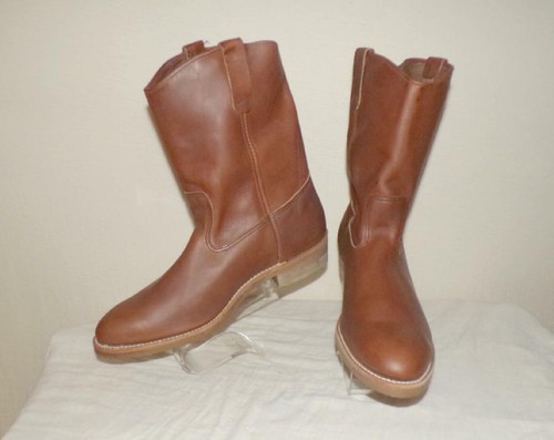 RED WING PECOS ORIG VTG NEW OLD NOS COWBOY WESTERN WORK BOOTS SHOES W BOX #1155 - Picture 1 of 10