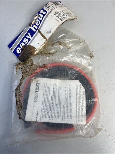 Easy Heat HBO2 Electric Heating Cable New Old Stock. 6.56 Ft. 120v 46w - Picture 2 of 2