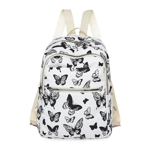 Damen Rucksack Schmetterling Druck Schüler Wasserdicht Schule Reise Schultertasche - Bild 28 von 33