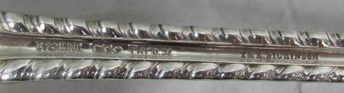 1892 DOMINICK & HAFF MAZARIN STERLING SILVER 14" SOUP LADLE - Picture 6 of 6