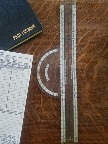VTG Pilot Kit Metal Aircraft Radio Call Clipboard, Flight Log, Book, Nav Plotter - Picture 4 of 10