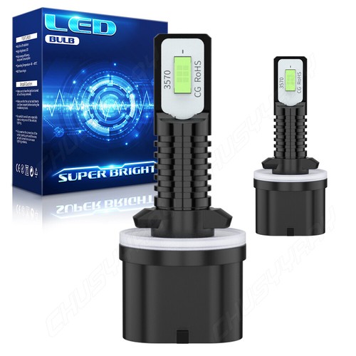 2PC 880 LED Fog Light Bulb DRL 8000K Xenon Ice Blue High Power 890 892 893 899 - Picture 21 of 23