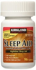 Sleep Aid Doxylamine Succinate 25 Mg, 96-Count (1 Bottle) Nighttime Sleep Aid