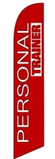 PERSONAL TRAINER SWOOPER FEATHER FLAG BANNER SIGN 5539