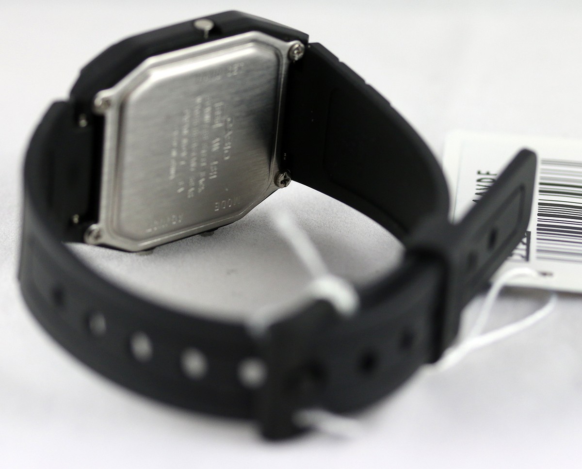 Casio AW48HE-1AV Classic Black Watch Analog Digital 50m Water