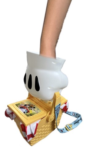 Disney Mickey Mouse Hand Runaway Railway Perfect Picknickkorb Popcorn Eimer - Bild 7 von 10