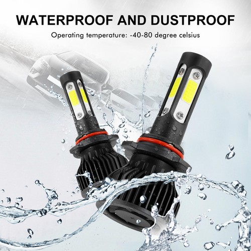 4 Side 9005 9006 LED Headlight Bulbs For Ford Expedition Explorer 2003 2004 2005 - Picture 10 of 12