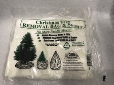 Christmas Tree Skirt And Removal Bag Biodegradable No Mess Protect Floor Clean For Sale Online Ebay