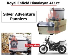 Coppia di scatole Royal Enfield Himalayan 411cc Silver Adventure "Pannier"