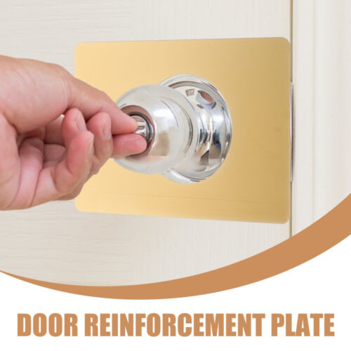 2 Pcs Door Reinforcement Plate Stainless Steel Deadbolt Covers Plates - Picture 7 of 12