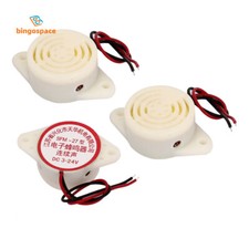 10Pcs DC 3-24V SFM-27 Wired Electronic Tone Buzzer Alarm Continuous Sounder 90DB