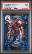 2021 Panini Prizm - Michael Olise Blue Breakaway /199 Rookie RC Palace - PSA 9