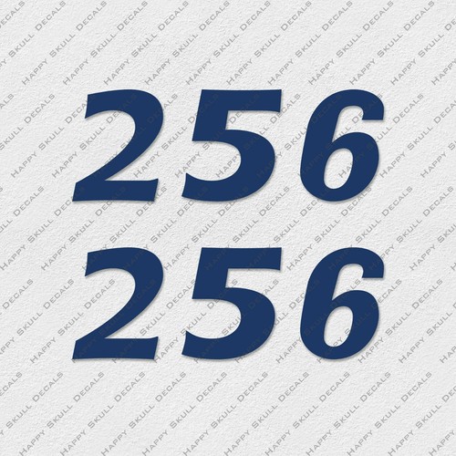 COBIA BOATS 256 DECALS STICKERS 7" x 2.5" 2pcs. - Foto 1 di 3