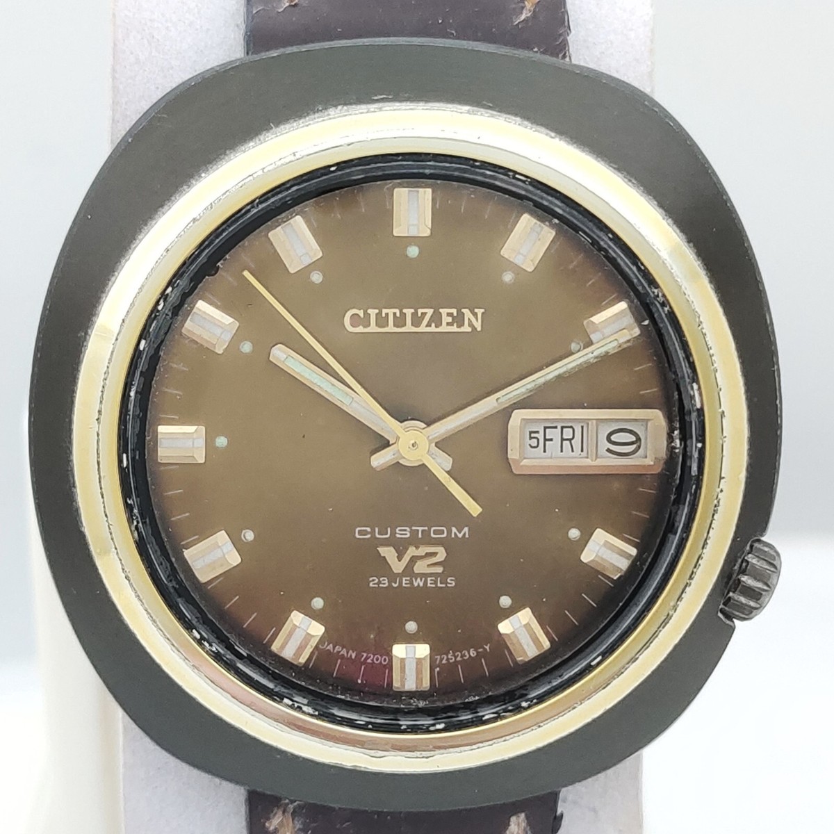 CITIZEN CUSTOM V2 Day/Date 23J 67-0481 Men's Japan Made CITIZEN CUSTOM V2 Day/Date 23J 67-0481 Men's Japan Made