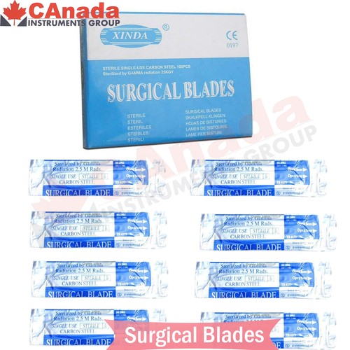 Scalpel Blade # 23 Dental Surgical Premium Instruments Set of 100 - Picture 2 of 3
