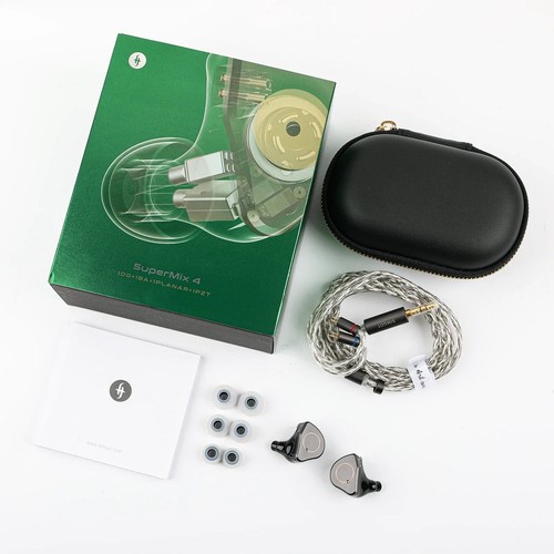 SIMGOT SuperMix 4 1DD+1BA+1Planar +1PZT Hybrid Drivers HiFi Earphone Wired - Bild 6 von 6