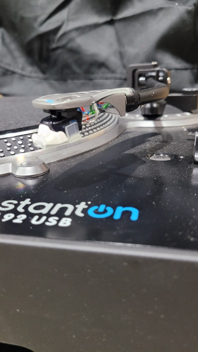 Stanton T.92 USB DJ Turntable Recorder with manual, cover