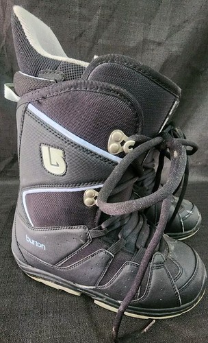 Burton Snowboard Moto Botas Negras Invierno Nieve Talla 8 Mujer Usadas en Excelente Condición - Imagen 1 de 10