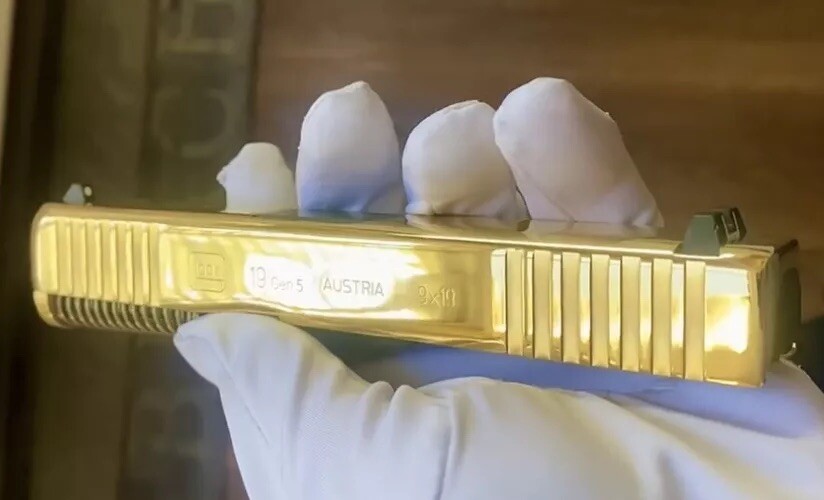 NEW OEM G19 Gen 5 Slide 24k Gold Plated Mirror Polished Completed