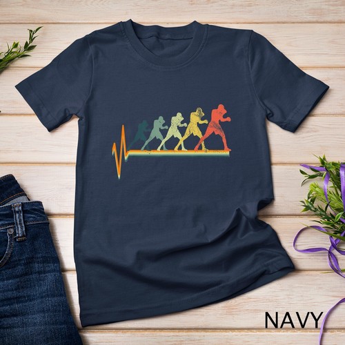 Camiseta de boxeo latidos del corazón camiseta boxer regalo camiseta lucha unisex - Imagen 8 de 15