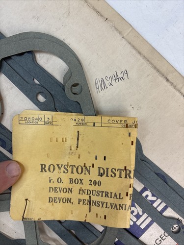 Jaguar E Type Series 3 NOS LH Rocker CoverGaskets(7) 1970-71 also XJ12 XJS 79-83 - Picture 4 of 4
